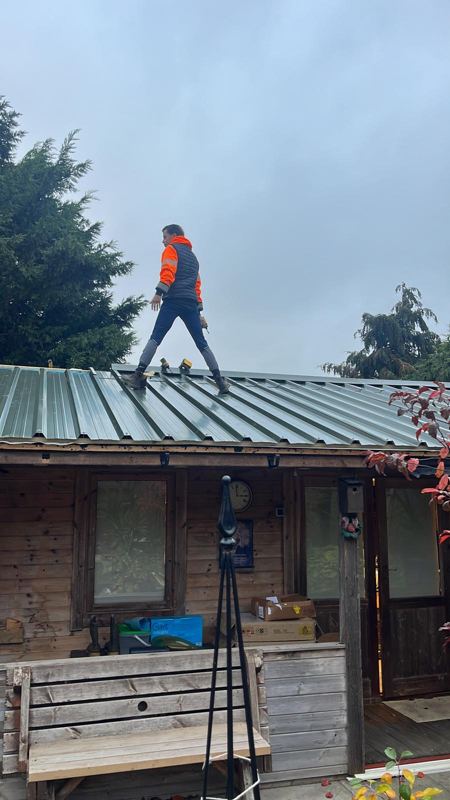 Metal roof job